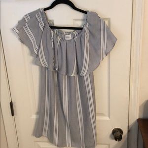 MISA Los Angeles off shoulder dress